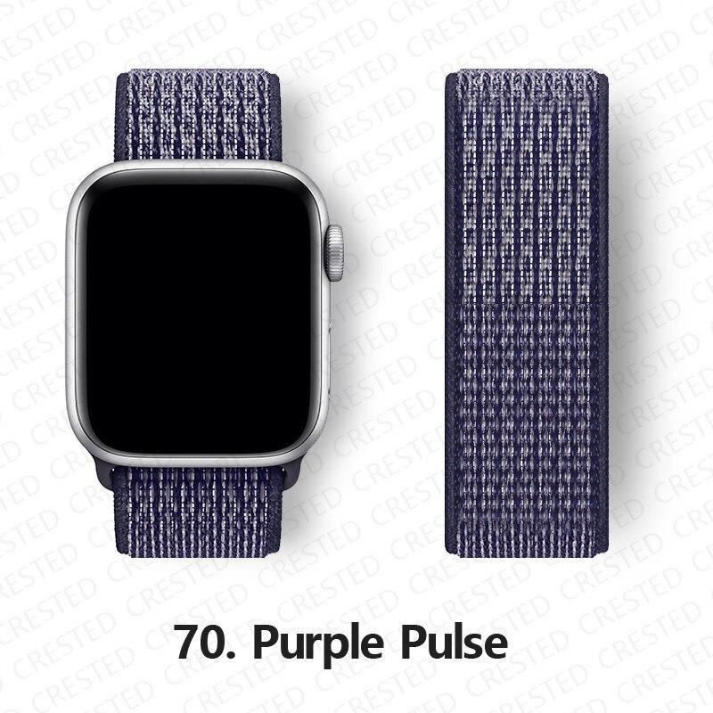 Нейлоновый ремешок для Apple, ремешок для часов 44 мм, 40 мм, 42 мм, 38 мм, браслет для умных часов, ремень, спортивный браслет-петля, iWatch series 3, 4, 5, 6, se, ремешок