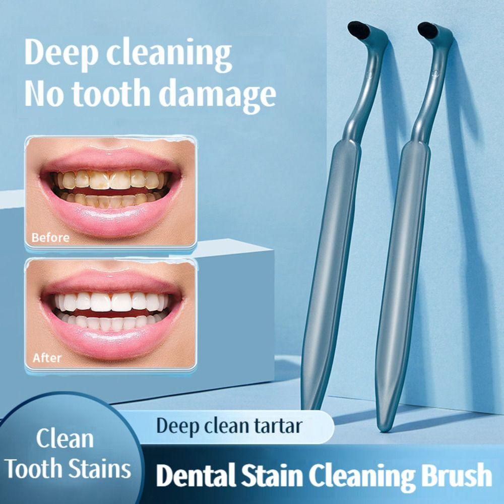 Hard Bristle Tooth Stain Cleaning Brush Manual Tartar Remover New Toothbrush for Clean Gums Mouth