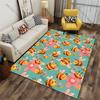 Cute bees flowers hearts carpet Yoga living room room decor children's crawling mat doormat area rug games mat