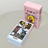 10.3*6cm Tutorial Rider Waite Tarot Deck 78 Pcs Tarot Cards Blue and Pink Color Themed In Russian Language