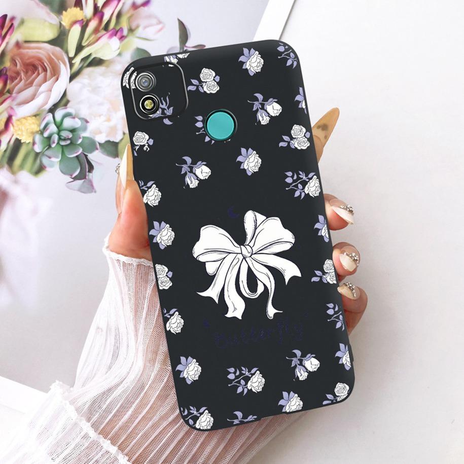 Case For Tecno Pop 4 Cover BC2c BC1s New Fashion Flower Soft Black Silicone Cover For Tecno Pop 4 Lte Pop4 Air Shockproof Bumper
