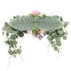 Artificial Flowers Peony Wreath Handmade Garland for Mirror Home Wedding Party Door Lintel Decoration KTY