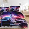 Cityscape Night Scene Print 3Pcs Bedding Setduvet Cover With 2 Bedropillowcase Home Birthday Gift