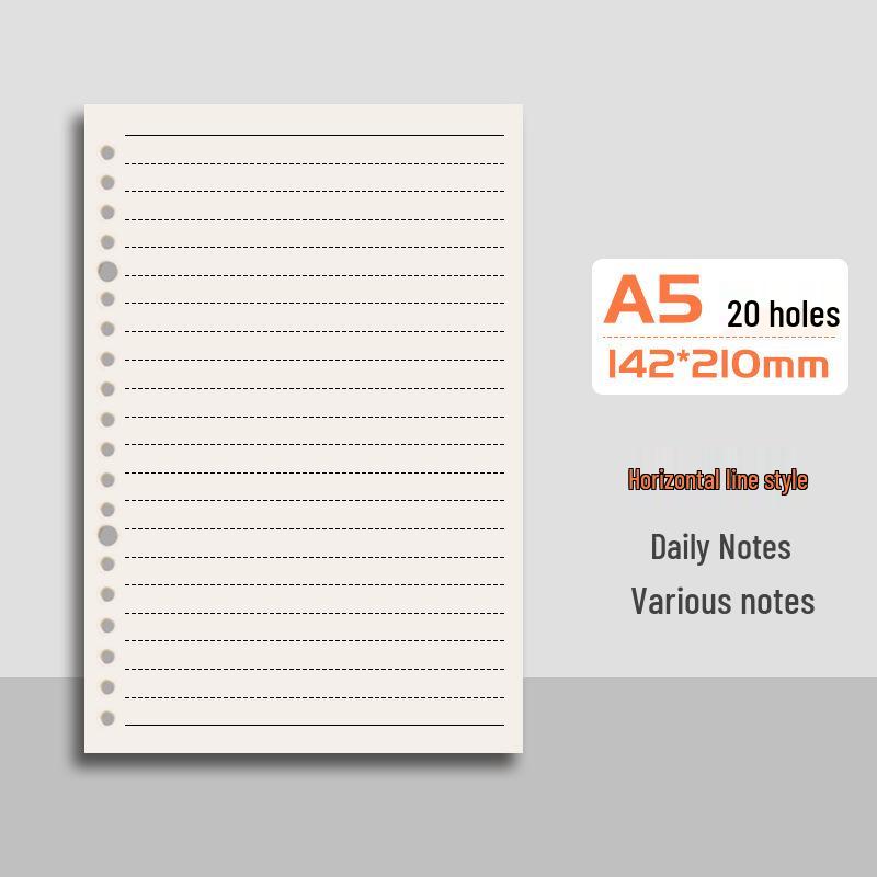 Тетрадь на кольцах B5 с мягкой обложкой, съемный блок в клетку, формат А4/А5, толстая обложка, идеально подходит для подготовки к последипломным экзаменам