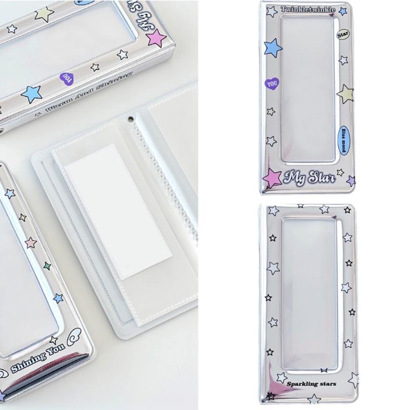 Colorful Star Photo Booth Frame Photo Booth Album for Photo Strips Wedding Album Bookmarks Holders 20 Page 40 Photos
