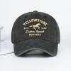 Стильная бейсболка Yellowstone с принтом лошадей. Легкая, дышащая, свободная и удобная.