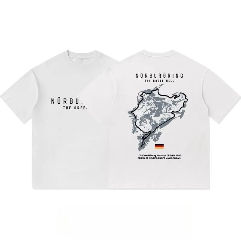 New Bergen Circuit Printed Improved Cultural Shortsleeved Tshirt Suitable for Casual Street Wearfor Both Unisex and Women