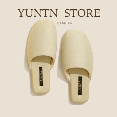 Минималистичные хлопковые тапочки Cloud Group Baotou с флисовой подкладкой - Нескользящие, легкие домашние тапочки для женщин и мужчин, коллекция осень/зима