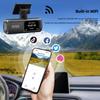 Dash Cam UHD 4K for Car Camera Night Vision With GPS WiFi 24h Parking Loop Record Front and 1080P Rear Dual Lens