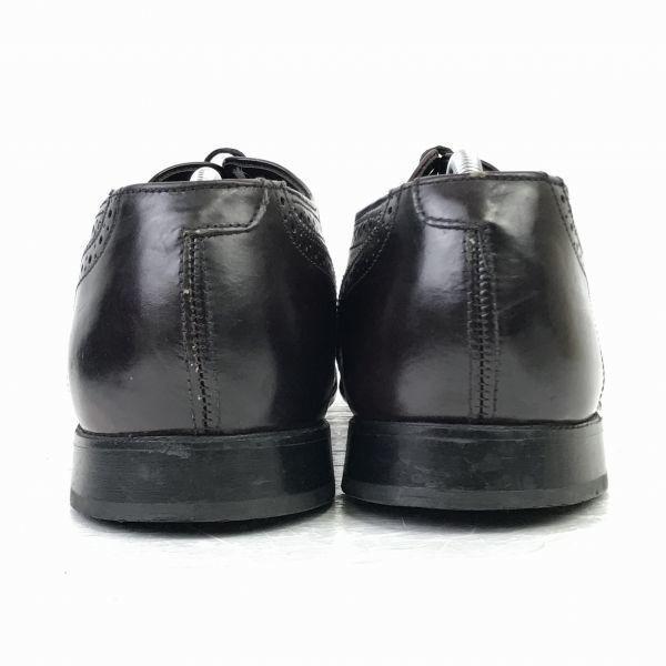Винтаж 80-х-90-х США NUNN BUSH кожаная Goodyear welt крыловидный носок 30.5 красновато-коричневый(ИСПОЛЬЗОВАЛ)