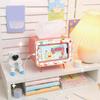 Cute Multifunction Tissue Box Holder Square for Home Desktop Decor Tv Tissue Box Case Pink Phone Holder Storage Organizer