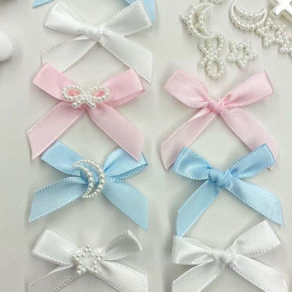 Полный набор для украшения визитницы: Крылья, Сердца, Звезды, Банты, Кресты - Набор из смешанных материалов