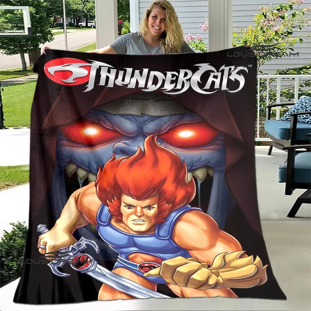 Плед Thundercats с принтом тонкий плед Мягкий и удобный плед Домашний дорожный плед постельные принадлежности подарок на день рождения