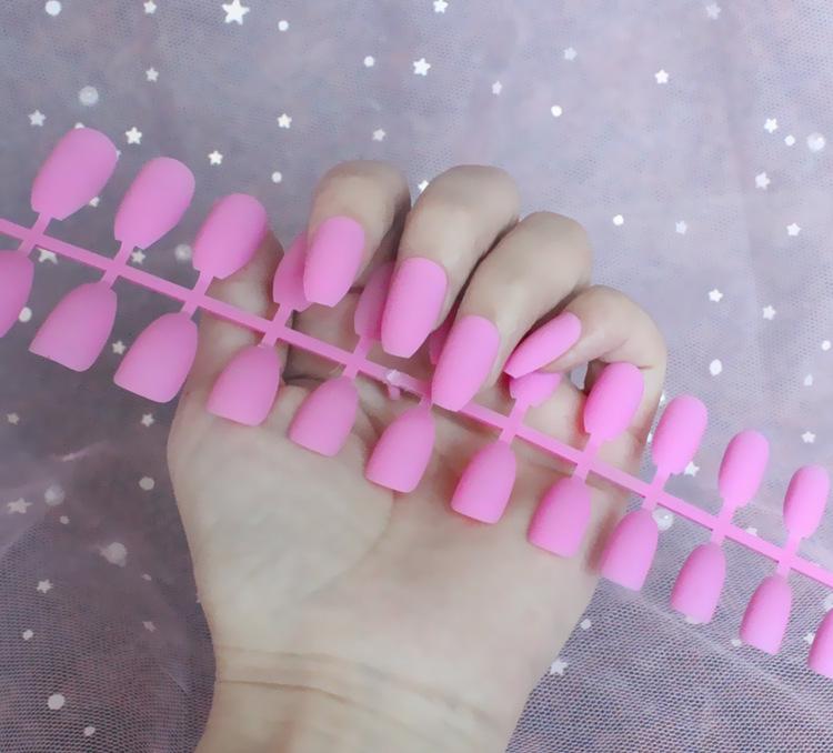 24 шт./компл. DIY быстрые ногти, матовые, матовые, длинные, Т, однотонные, накладные ногти, разноцветные полоски, готовый маникюр, маникюр