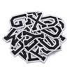 Mixed Iron-on Embroidery Alphabet Patch Garment Applique Clothing Stickers Letters Patches