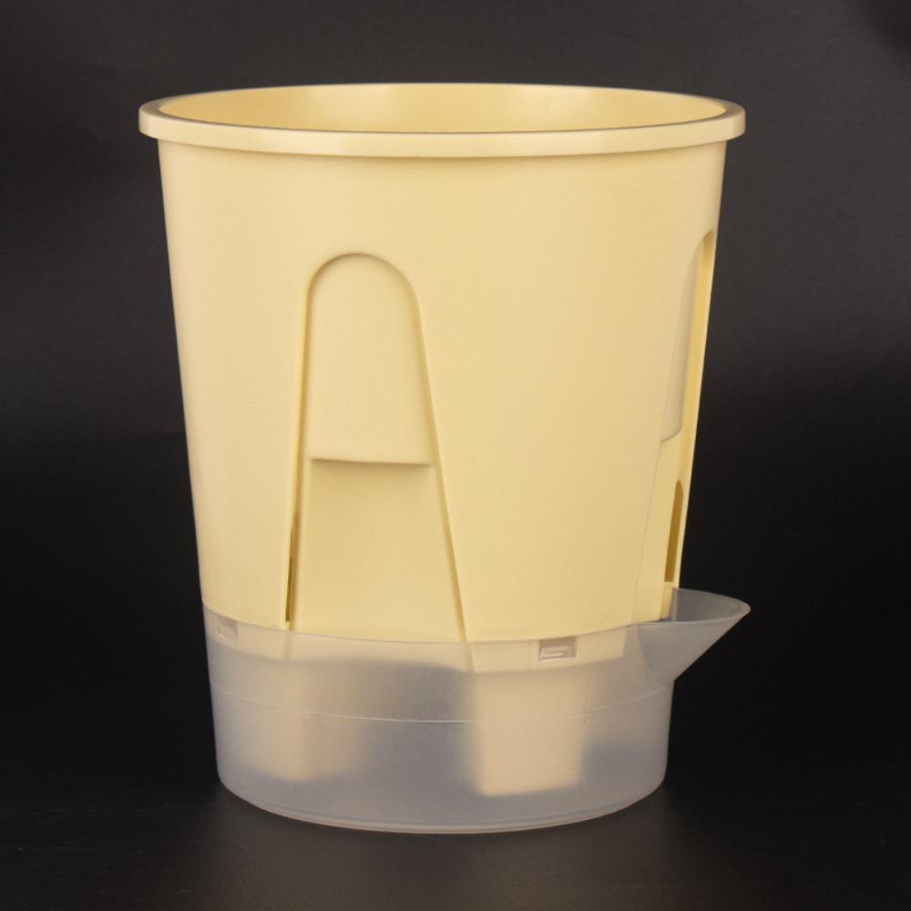 Пластиковый самовпитывающийся цветочный горшок, утолщенный, с запасом воды, гидропонный цветочный горшок, высокий, дренажные отверстия, большая вместимость