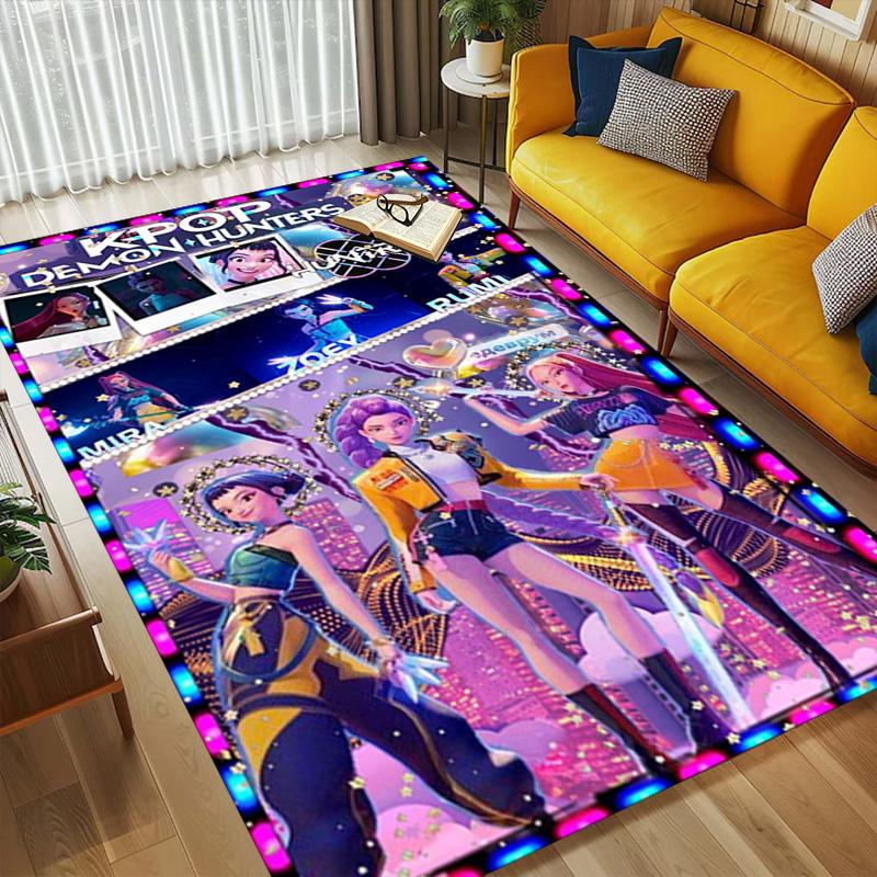 Kpop Stars Living Room Non-Slip Area Rug Soft Carpet for Bedroom Game Playroom Sofa Office Home Decor Doormat Christmas Gift C9211302