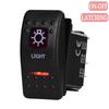 Waterproof Red LED Rocker Switch 12V 24V OFF Road Light ON OFF / ON OFF ON 3 Position Toggle for NARVA Carling ARB Style 4x4 Battery Switches5