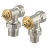 M30x1.5mm Thread Brass Angle Valve 85 Tilt Positioning Ambient Temperature Control For Heating Systems For Home Heating