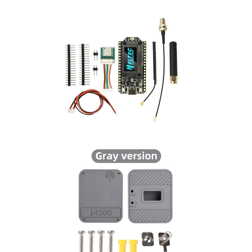 Big Antenna Heltec WiFi LoRa 32 V4 868MHz Development Board Kit Meshtastic ESP32 SX1262 With Case GPS For Arduino IoT LoRaWAN
