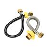 304 Stainless Steel Braided Water Inlet Hose: Explosion-Proof Tube for Hot/Cold Valve, Faucet, Toilet, and Water Heater