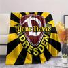 1PC Dynamo Dresden Custom Name Patterned Flannel Blanket Suitable For All Seasons For Home Decor Warmth And Comfort Gifts Holiday Present