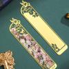Hollow Metal Bookmark Oil Painting Pagination Mark Multifunctional Book Page Marker  Gifts