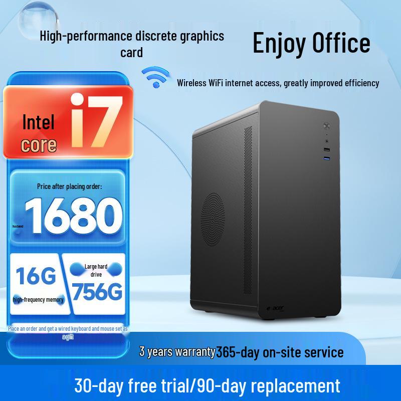 Настольный ПК Core i7 14-го поколения с дискретной графикой: Высокопроизводительный ПК для бизнеса, дома или игр