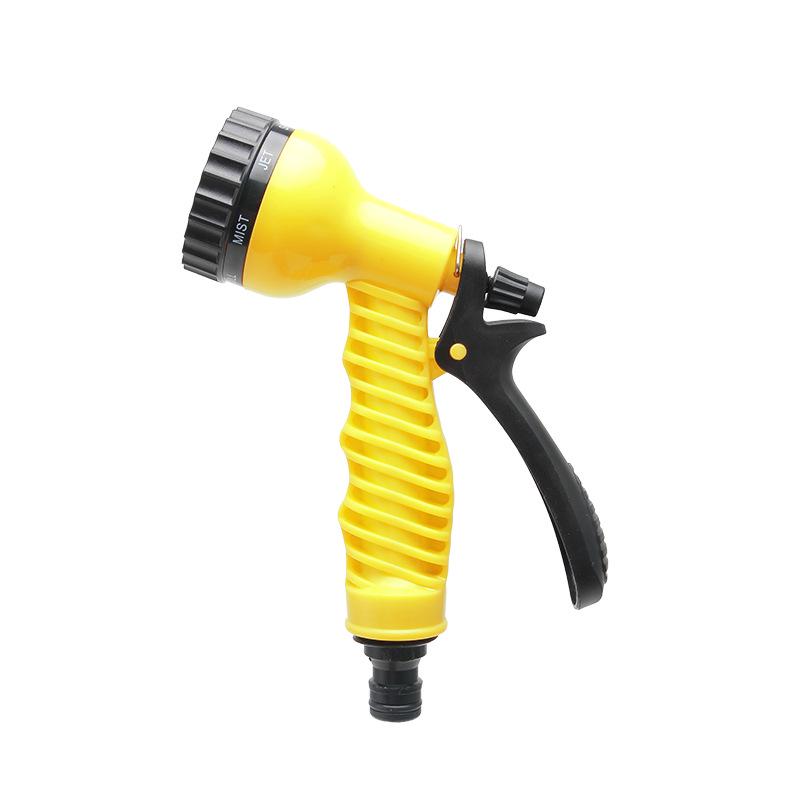 Multifunctional High-Pressure Car Wash and Garden Water Hose Gun with 7 Spray Settings