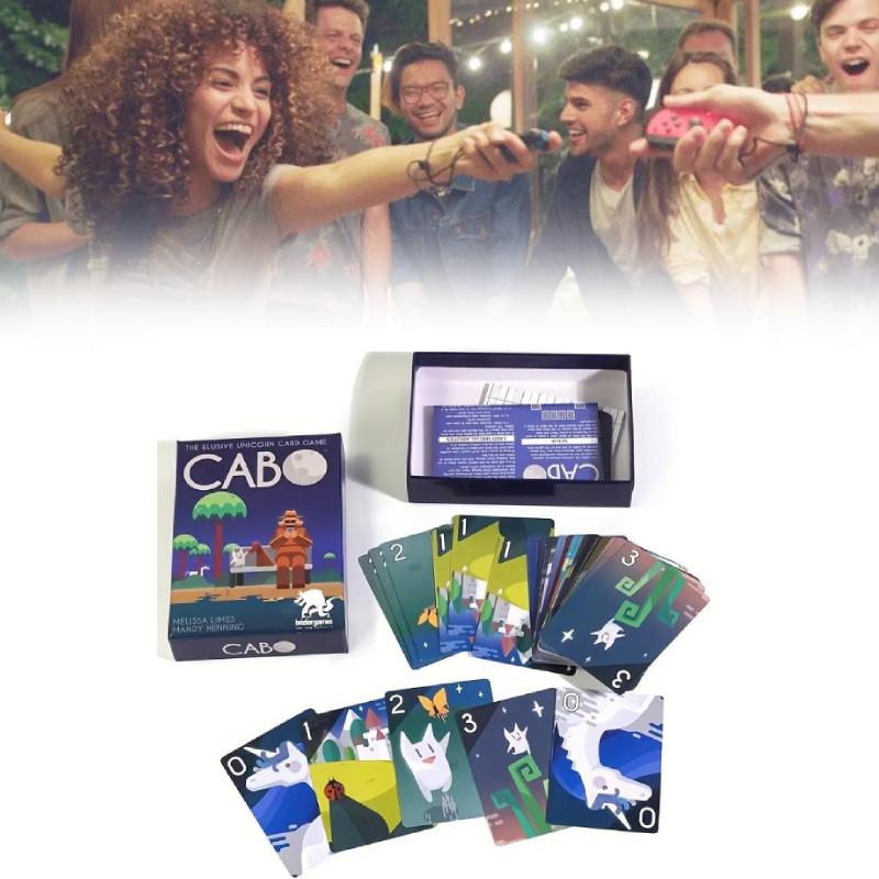 Креативная карточная игра Cabo для взрослых и детей Веселая игра на управление памятью для вечеринок от 2 до 4 игроков