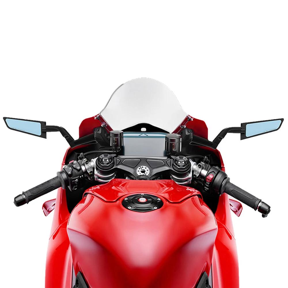 Аэродинамический Козырек-Зеркало Vision для Panigale V4S 2025 V4 Tricolore Вращающееся Боковое Ветровое Крыло Комплект Крепежных Кронштейнов