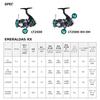 Катушка Daiwa Emeraldas RX FC LT2500S для эгингинга, Черный x Изумрудно-зеленый