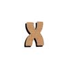 Medium Wood Letter - THE PARTY GIANT - 15 Cm - Brown - Adult - Mixed - Decorative Objects - Handmade