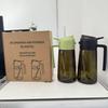 Dual-use Glass Oil Sprayer and Pour Bottle for Kitchen