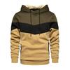 Мужские толстовки с капюшоном Color Blocking Sweatshirt Мужские толстовки с капюшоном с длинным рукавом Мужские облегающие повседневные спортивные костюмы для мужчин