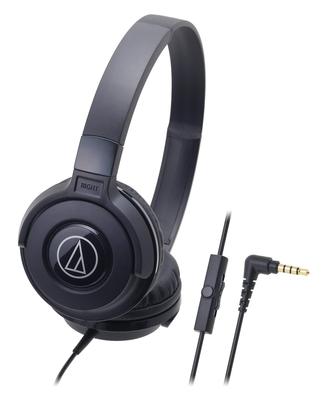 BK Наушники Проводные для смартфонов Портативные наушники STREET MONITORING Черный Audio-Technica ATH-S100iS On-Ear