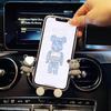 Автомобильный держатель для телефона в вентиляционное отверстие - Креативный мультяшный коричневый медведь