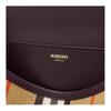 Burberry Highlands Check Jacquard Woven Saddle Bag Women Shoulder Bag Beige 81121601