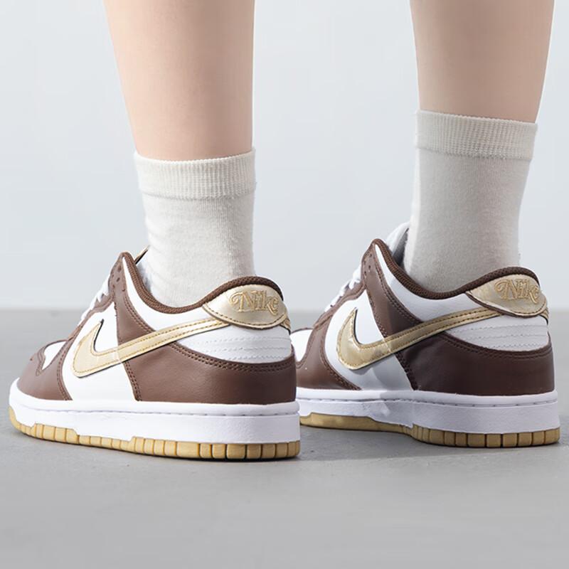Nike Dunk Low Gs Белый Металлик Золотой Какао Вау Hm3725-171