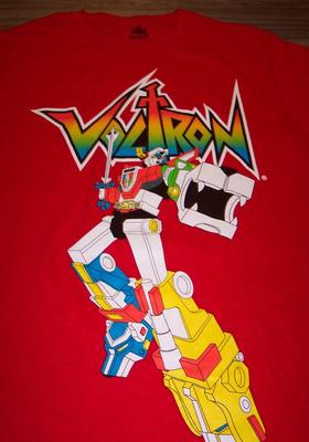 VINTAGE STYLE VOLTRON T-shirt MENS SMALL NEW 1980 80