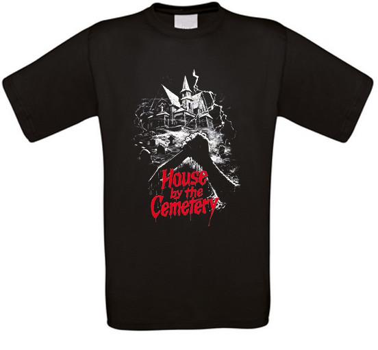 House By The Cemetery Casa Alla Friedhofsmauer Orrore T-Shirt Tutte Taglie Nuovo