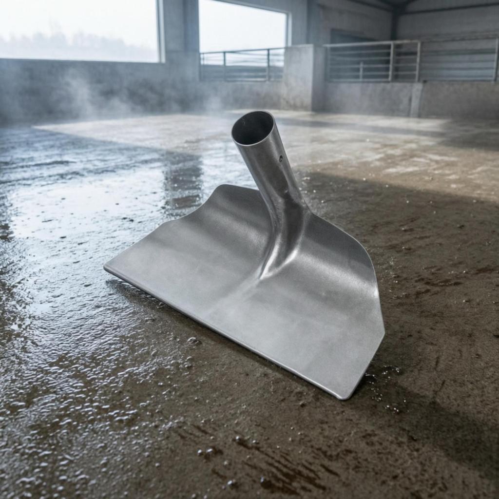 Manure Hoe with Steel Weld Manganese HeavyDuty Garden Tool for Farmers, Livestock Workers,