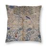 William Morris Vintage Floral Cushion Cover 40x40cm Velvet Modern Pillow Cases for Sofa Pillow Covers Decorative