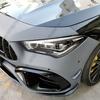 For Mercedes Benz CLA C118 CLA45 AMG 2020-2023 Car Front Bumper Side Spoiler Splitter Fog Lamp Grille Canards Vents Body Kit