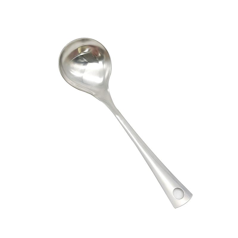 Stainless Steel Spoon Long Handle Soup Spoons For Hot Pot Scoops Colander Home Kitchen Tableware Cooking Essential Tools