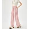 Bingsi Yamamoto Pants for Women In Summer Thin High Waist Slimming Wide-leg Pants Loose Straight-leg Casual Cool Sunscreen Pants