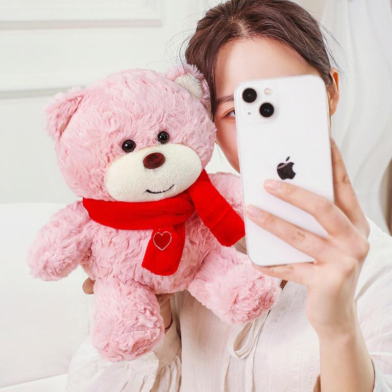 Cute Teddy Bears Stuffed Plush Toys Bear Animal Plushies Dolls Soft Bear Valentine's Day Gifts Kids Birthday Home Decor Party