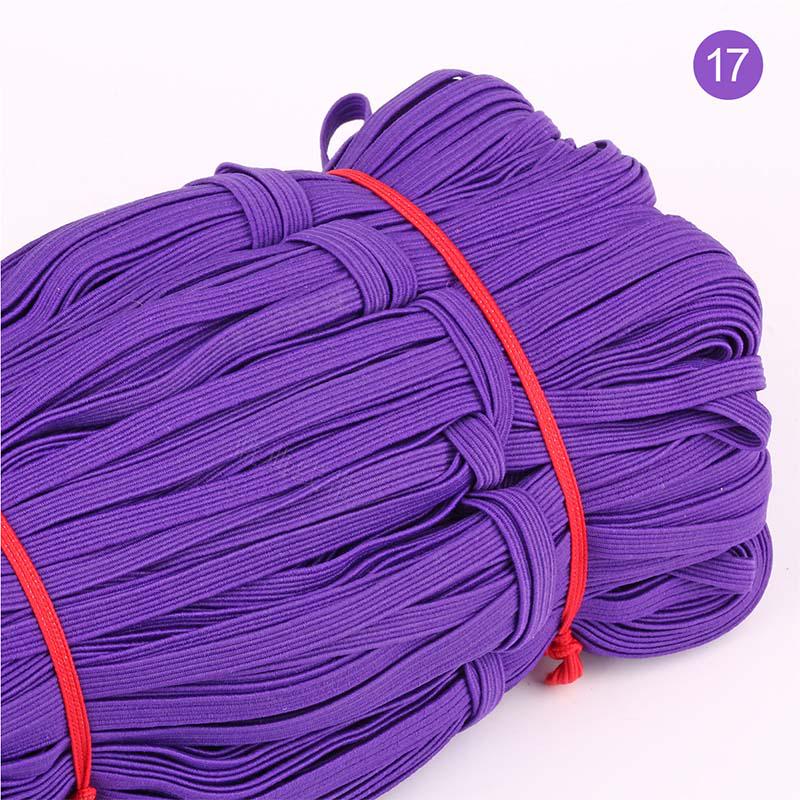 30 м эластичная резинка 0,6 см, тонкая плоская повязка на голову, аксессуары для волос, сделай сам, для одежды, обуви, аксессуары для шитья