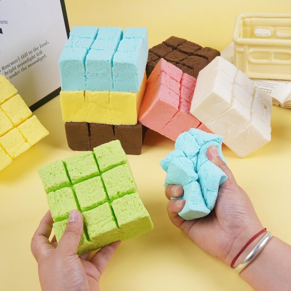 Sticky Bag Chocolate Cake Prank Toy Wet And Soft Texture Slow Rebound Toast Toy Stress Relief
