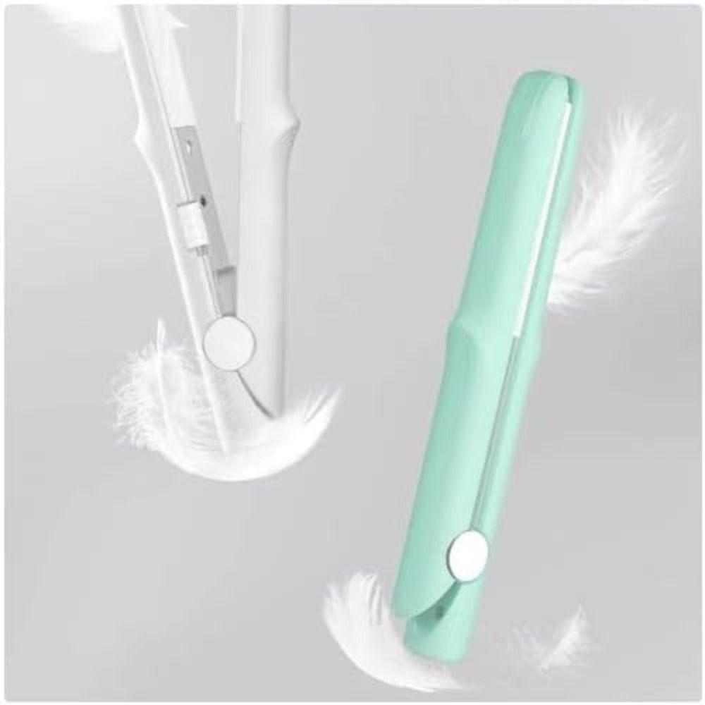 2-in-1 Curling Wand & Flat Iron USB Hair Curler Mini Electric Splint  Hair Styling